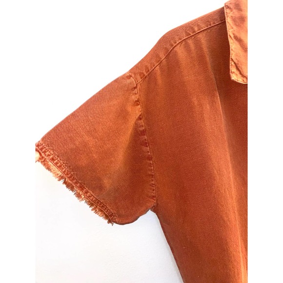 Young fabulous & broke Felix raw edge romper cute orange medium 0003 - Picture 6 of 11